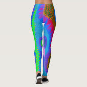 Leggings Art Abstrait autochtone Vol 05 (Dos)