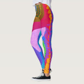 Leggings Art Abstrait autochtone Vol 05 (Gauche)