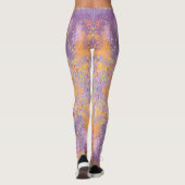 Leggings Art Abstrait brillant et coloré (Dos)