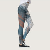 Leggings Art Abstrait : Brush Strokes Versatile. (Droite)