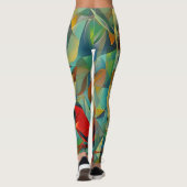 Leggings Art Abstrait coloré (Dos)