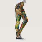 Leggings Art Abstrait coloré (Droite)