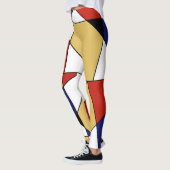 LEGGINGS ART ABSTRAIT DE MONDRIAN DE STIJL (Gauche)