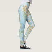 Leggings Art Abstrait de Noël (Droite)