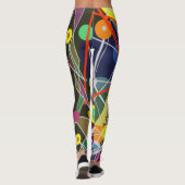 Leggings Art Abstrait Kandinsky Style moderne du milieu du  (Dos)