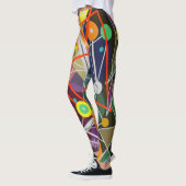 Leggings Art Abstrait Kandinsky Style moderne du milieu du  (Gauche)