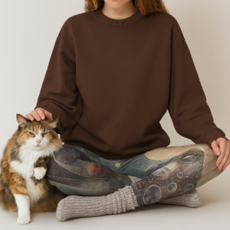 Leggings Art abstrait moderne sombre de la galaxie aquarell