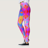 Leggings Art Abstrait Multicolore (Gauche)