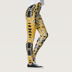 Leggings Art Abstrait "Prière de Sécheresse"