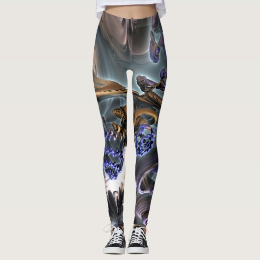 Leggings ART Abstrait - rotation GUM GUM fragile (Devant)