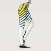 Leggings Art abstrait urbain moderne, simple, minimal et te (Droite)