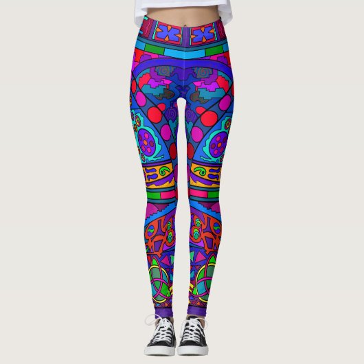 Leggings Art antique inspiré 010 (Devant)