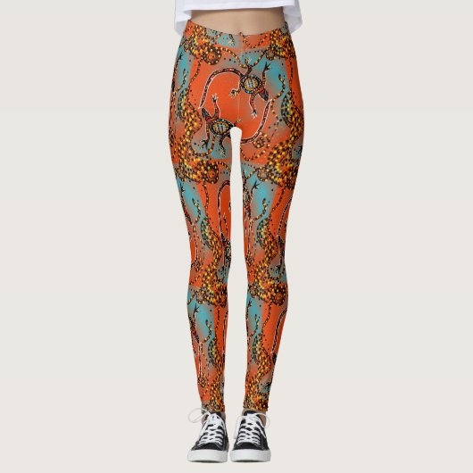 LEGGINGS ART AUSTRALIEN (Devant)