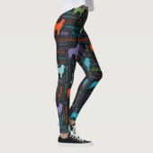Leggings Art australien de mot de berger australien (Droite)