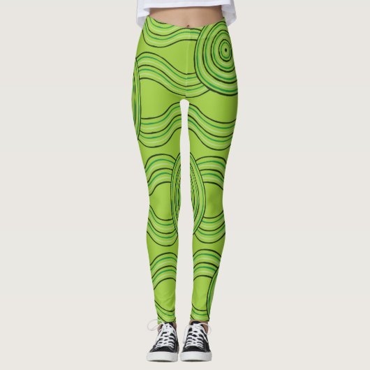 Leggings Art autochtone Rainforest (Devant)