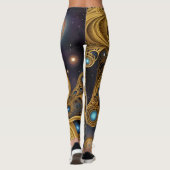Leggings Art aztèque, dynamique, reflétant la culture (Dos)