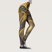 Leggings Art aztèque, dynamique, reflétant la culture (Droite)