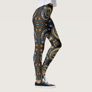Leggings Art aztèque, dynamique, reflétant la culture