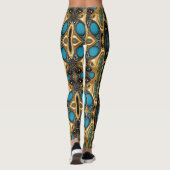 Leggings Art aztèque, dynamique, reflétant la culture (Dos)