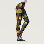 Leggings Art aztèque, dynamique, reflétant la culture (Droite)