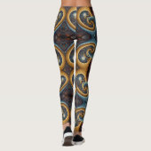 Leggings Art aztèque, dynamique, reflétant la culture (Dos)
