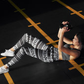 Leggings Art aztèque moderne