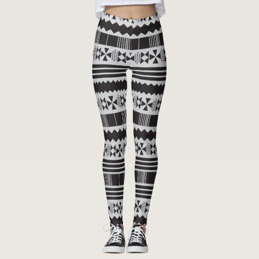 Leggings Art aztèque moderne (Devant)