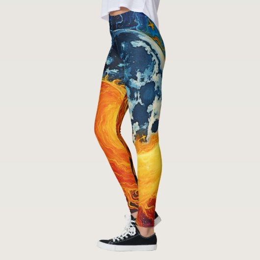 Leggings Art Celestial Yin Yang (Gauche)