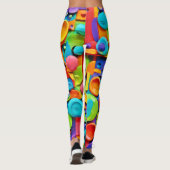 Leggings Art céramique coloré (Dos)