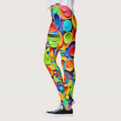 Leggings Art céramique coloré (Gauche)