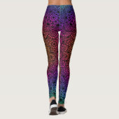 Leggings Art coloré vif (Dos)