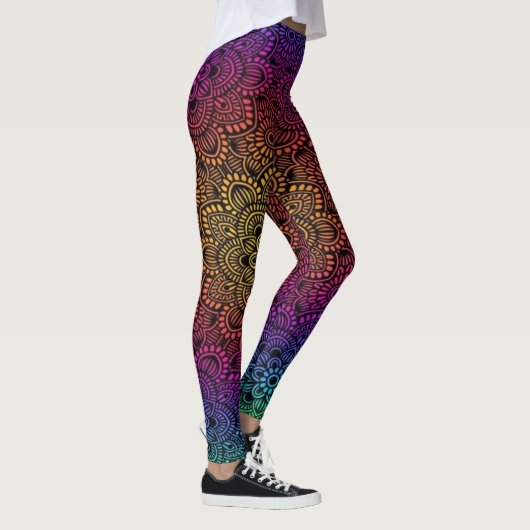 Leggings Art coloré vif (Droite)