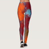 Leggings Art couleur Abstrait #22 (Dos)