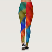 Leggings Art couleur Abstrait #37 (Dos)