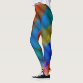 Leggings Art couleur Abstrait #37 (Gauche)