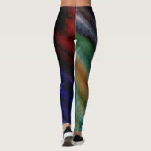 Leggings Art couleur Abstrait #43 (Dos)