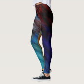 Leggings Art couleur Abstrait #43 (Gauche)