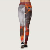 Leggings Art couleur Abstrait #5 (Dos)
