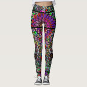 Leggings Art Crâne de Sucre (Devant)