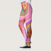 Leggings art de couleur vibratoire (Gauche)