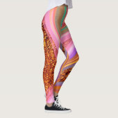 Leggings art de couleur vibratoire (Droite)