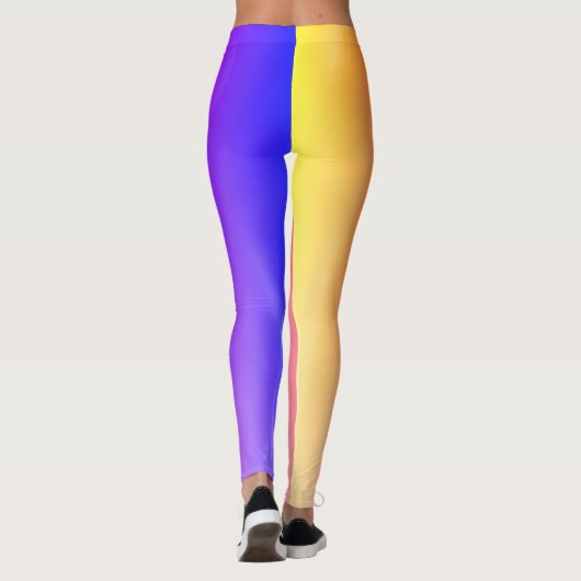 Leggings art de design abstrait lumière mystique (Dos)