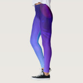 Leggings art de design abstrait lumière mystique (Gauche)