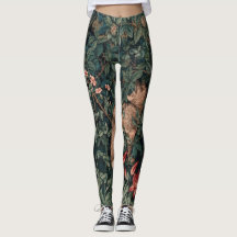 Art de faune de renard de verdure de William Morri