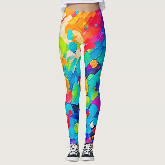 Leggings Art de la danse du Cercle (Devant)
