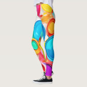 Leggings Art de la palette de peinture dynamique (Gauche)