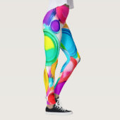 Leggings Art de la palette de peinture dynamique (Droite)