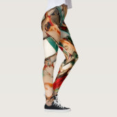 Leggings Art de mosaïque coloré (Droite)