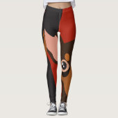 Leggings ART de POP du Pinscher miniature (Pin de minute) (Devant)