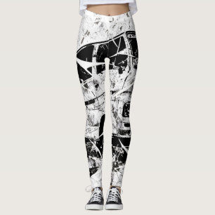 Leggings Art de rue urbain Abstrait Fourgonnette vintage br